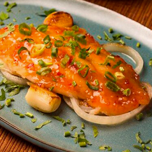 file de peixe ao molho