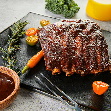 American-Style BBQ Chargrilled Pork Ribs