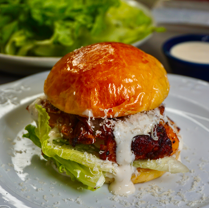 Crispy Chicken Caesar Burger