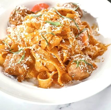 Pasta with Italian Meatballs