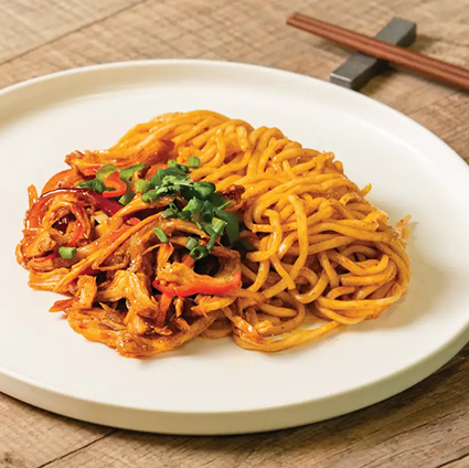Cold Shanghai Noodle Salad with Sichuan-Style Shredded Chicken