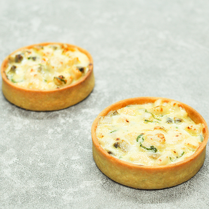 Honey Mustard Mushroom Tart