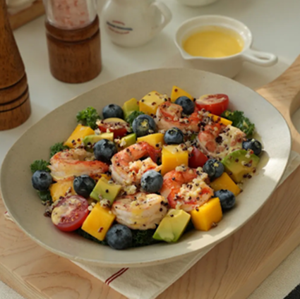 Shrimp, Mango and Quinoa Salad