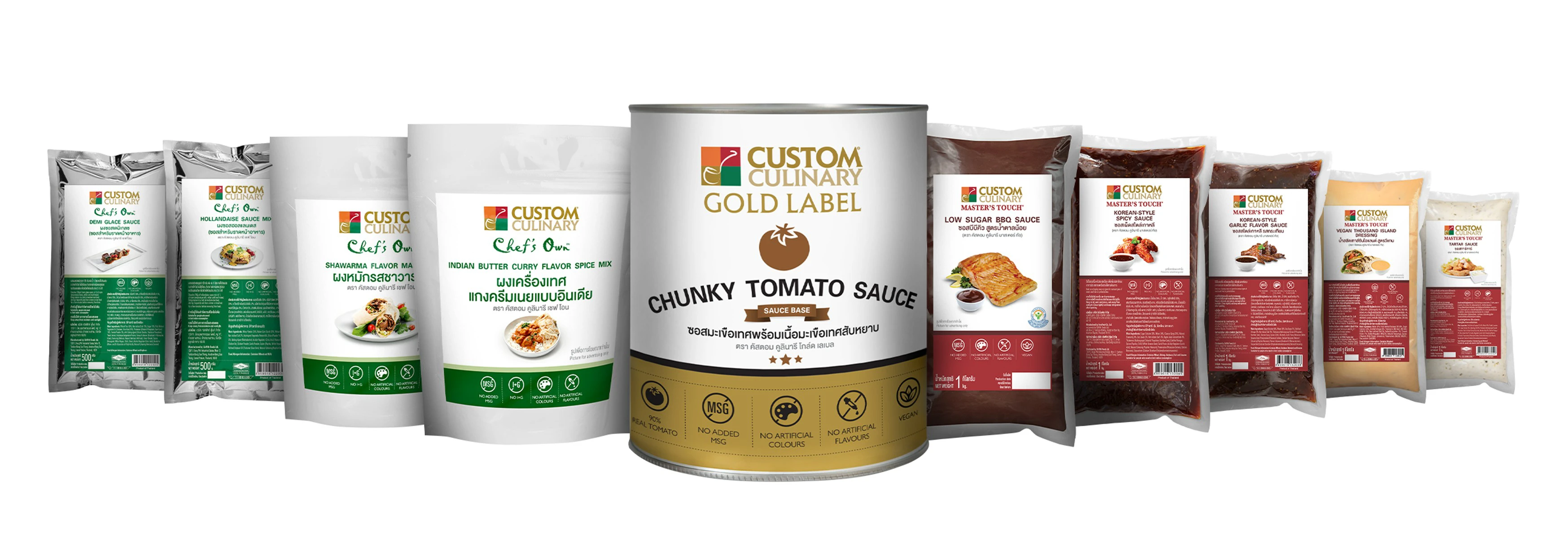 Custom Culinary APAC Thailand Product Portfolio