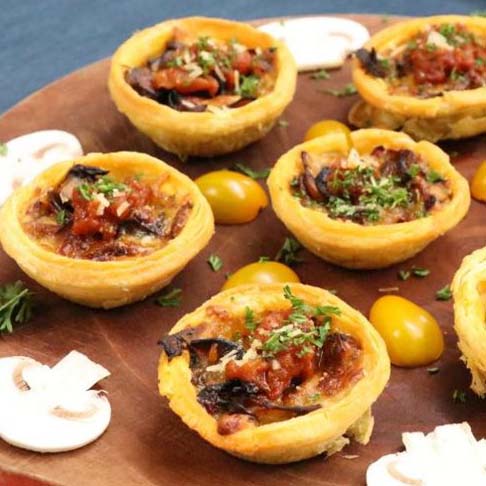 Baked Mushroom Tart