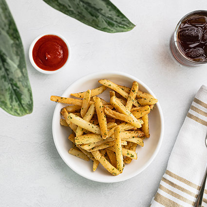 Frites à saveur de parmesan et de truffe