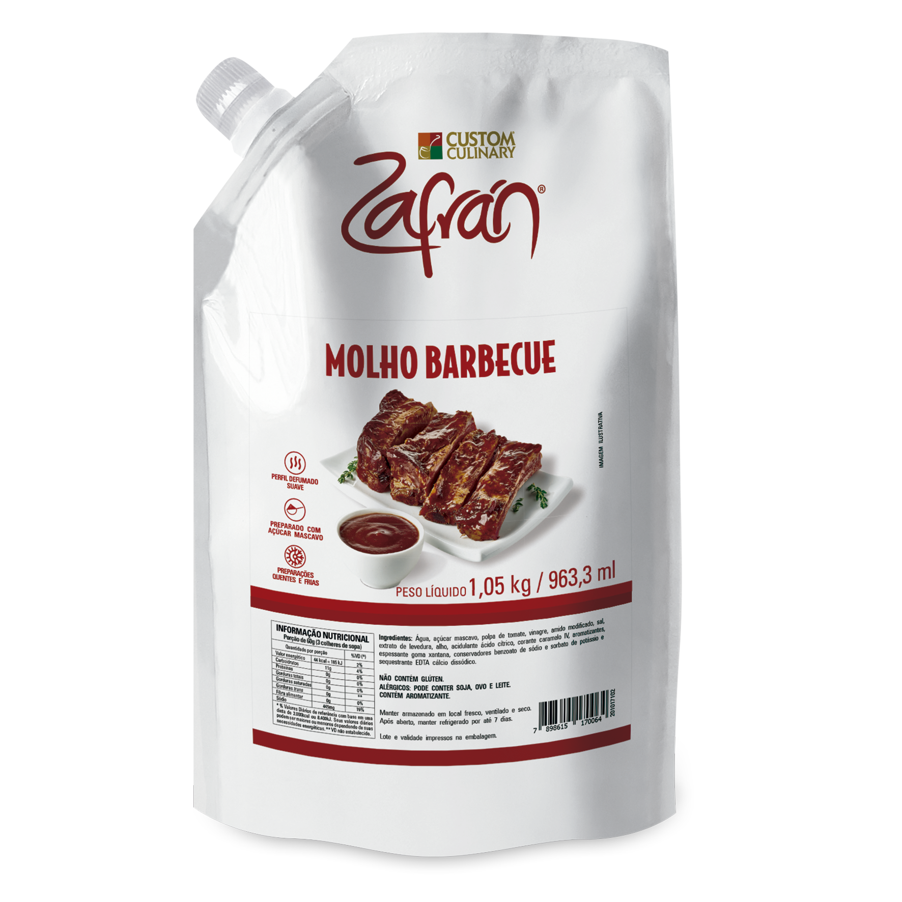 Molho Barbecue Custom Culinary® Zafrán®