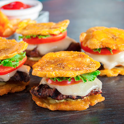 Hamburguesa de Tostón o Patacón