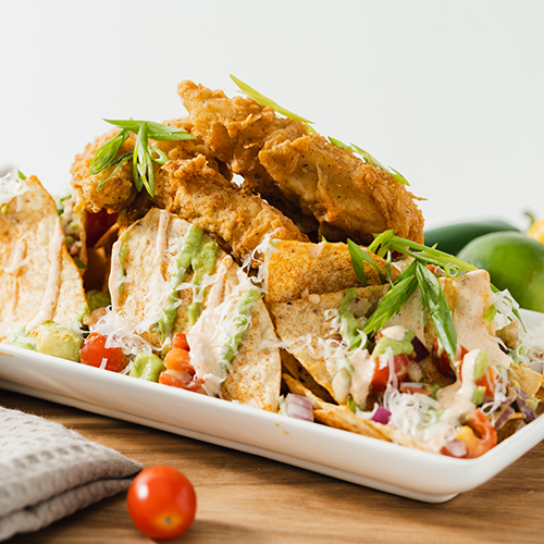 Nachos au poulet Guasacaca