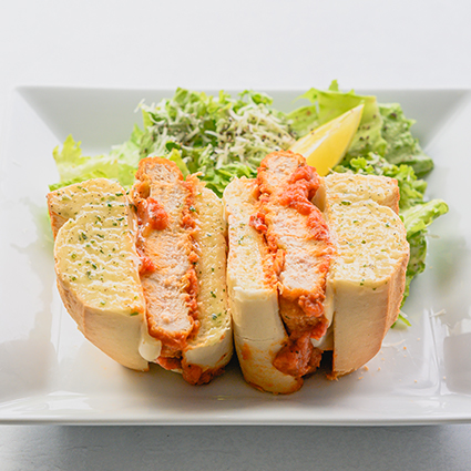 Sandwich au poulet parmesan