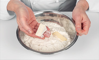 Preparation Step 2 – camembert & brie 