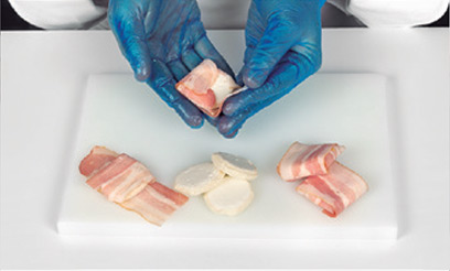 Preparation Step 1– crunchy bacon 