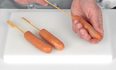 Preparation Step 1– Corn Dog 