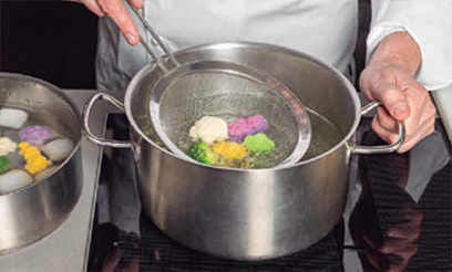 Preparation Step 1 - Crumbed Cauliflower