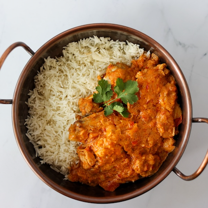 Custom Culinary Butter Chicken with Rice Recipe