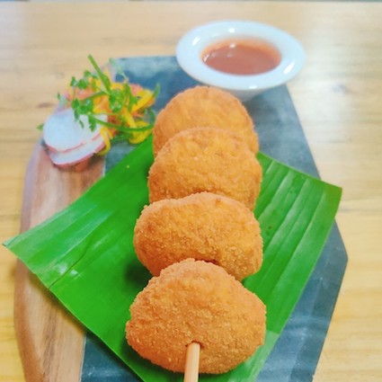 Oriental Crispy Fish Cakes, Custom Culinary® Stay Crisp™ 3 Pass Solution