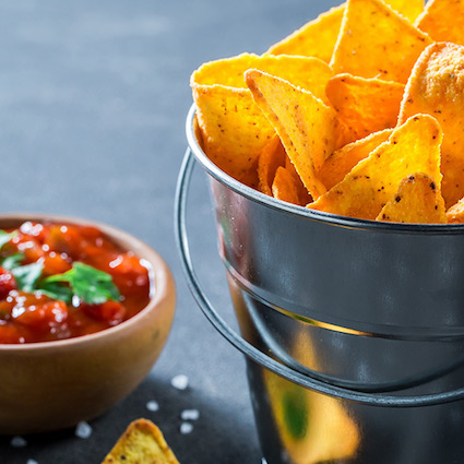 Mexican Nachos with Chilli Citrus Salsa