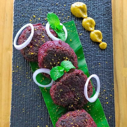 Piri Piri Beetroot Tikkis