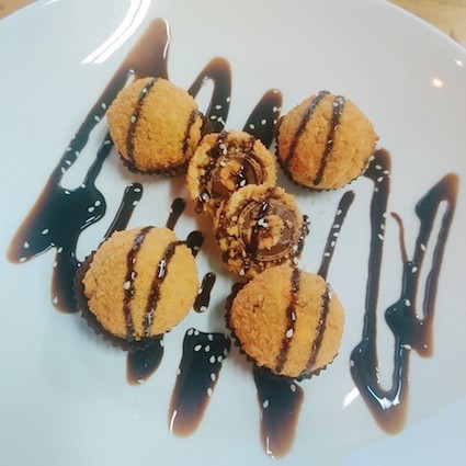 Fried Ferrero Rocher 