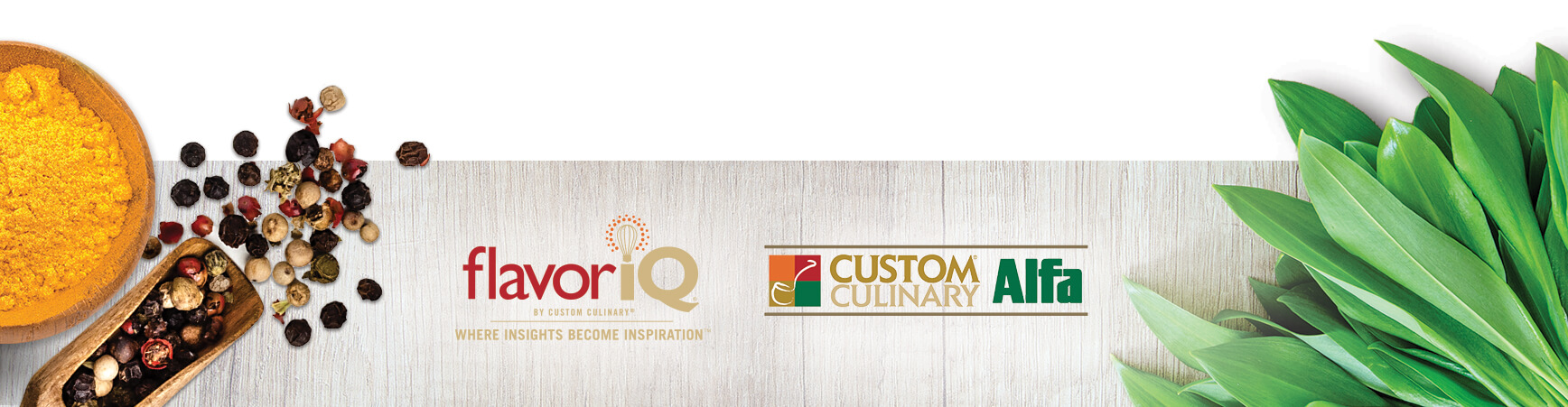 Footer Image with FlavorIQ and Custom Culinary Logos