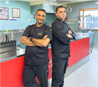 Custom Culinary Alfa Middle East Chefs Girish Kumar and Ahmad Shawafo
