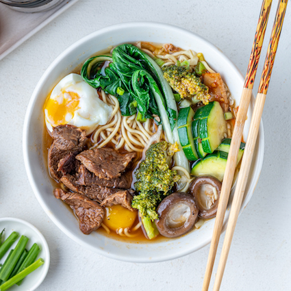 Asian Style Ramen Broth Bowl