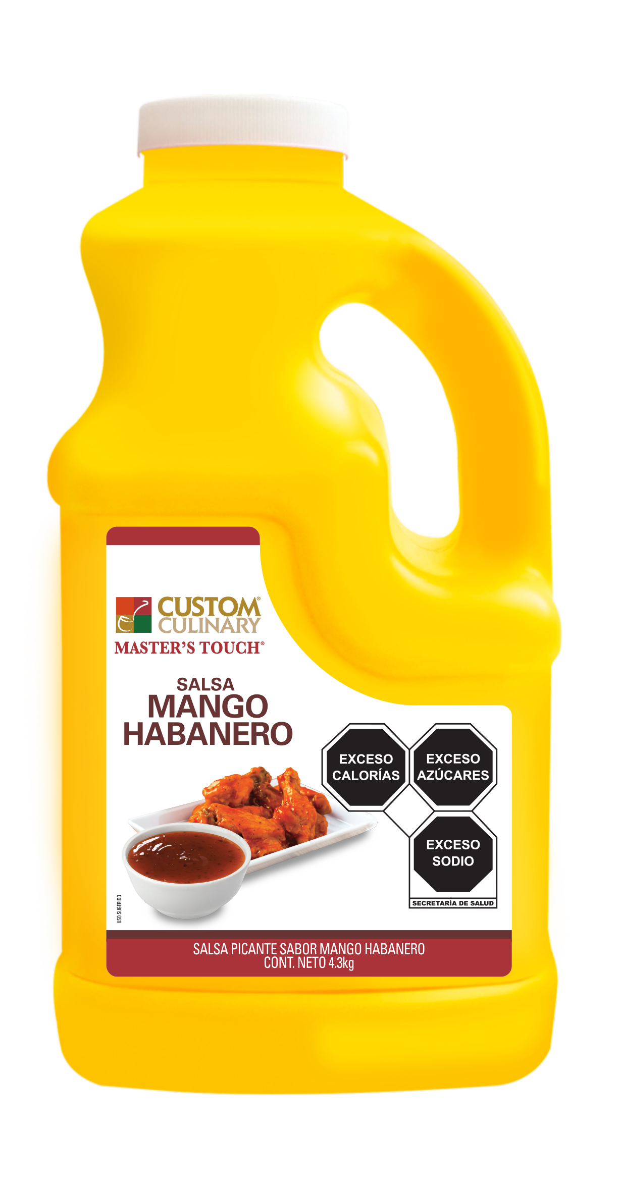 Arriba 86+ imagen salsa de habanero con mango para alitas
