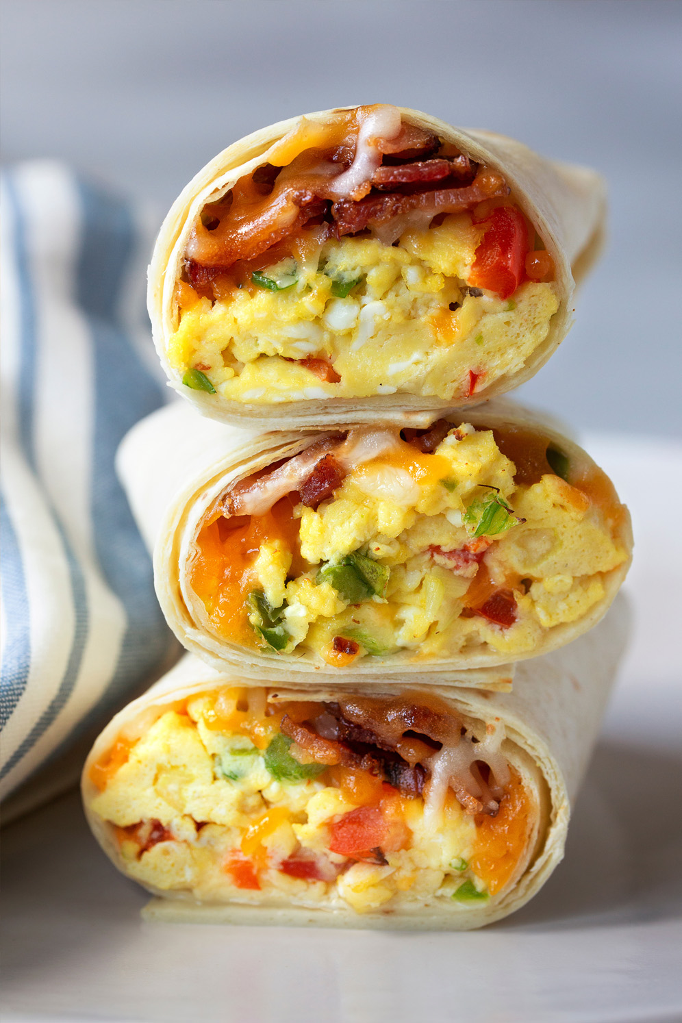 Chicken & Egg Ranch Bacon Burrito