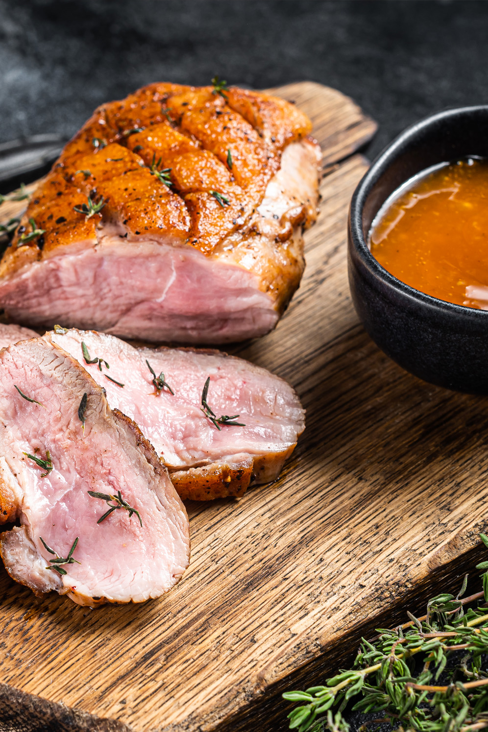 Chuletas Ahumadas sobre Cedro con Tamarindo Habanero