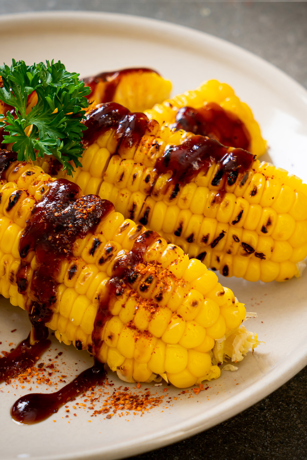 Elote Asado con Smoky BBQ
