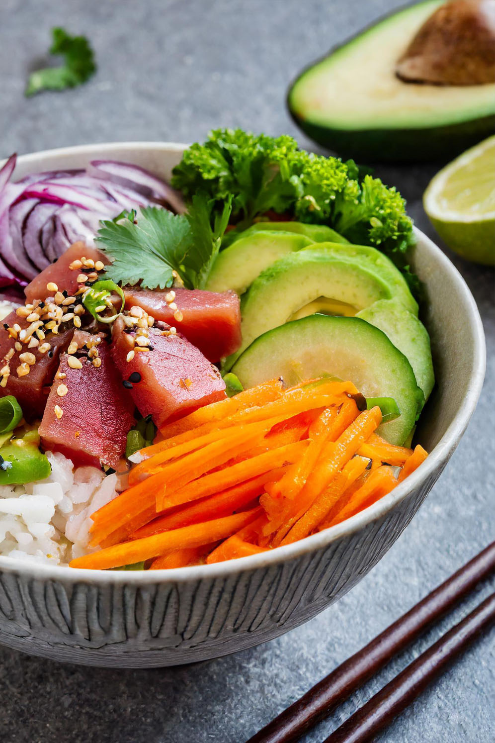 Spicy Tuna Poke Bowl