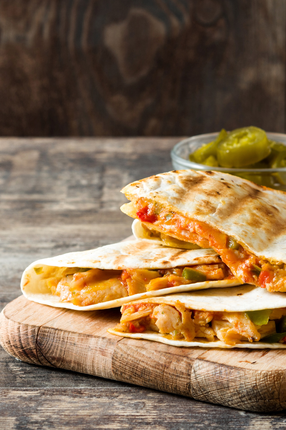 Creamy Buffalo Chicken Quesadilla