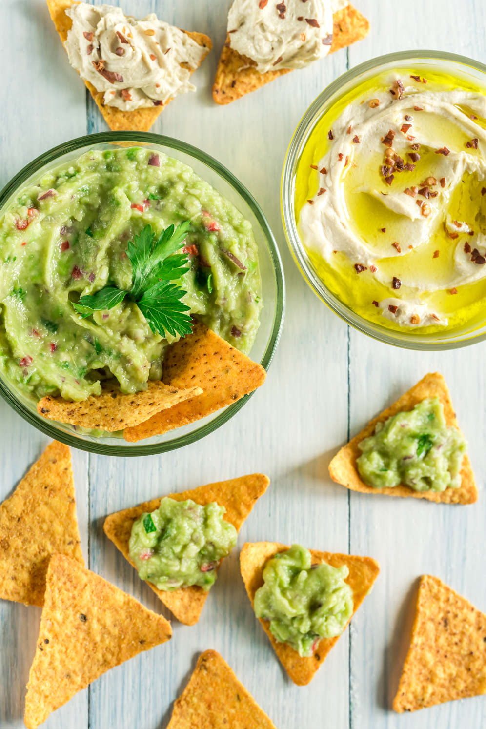 dip buffalo guacamole con salsa para alitas