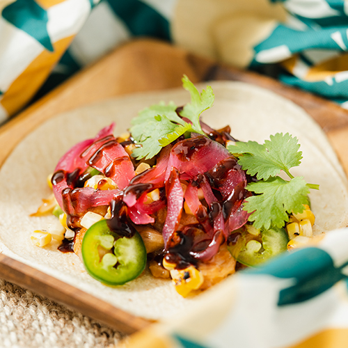 plant-based pulled jackfruit tacos