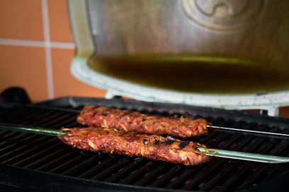 Preparation Step 5 – Grill skewers