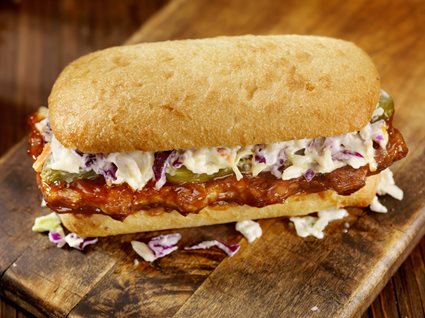 Panini de costilla BBQ