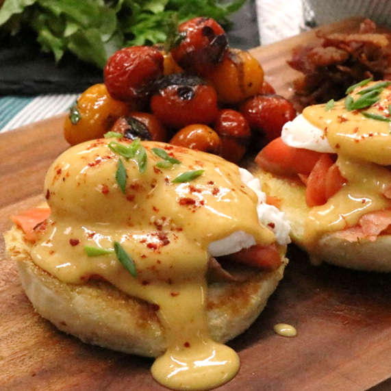 Smoked Salmon Egg Benedict 