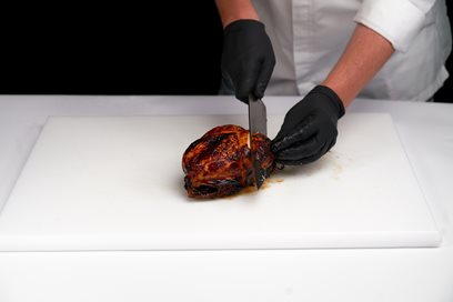 Preparation Step 5 – Cut the chicken