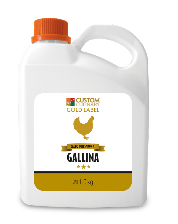 CALDO CON SABOR A GALLINA Envase plástico 1kg
